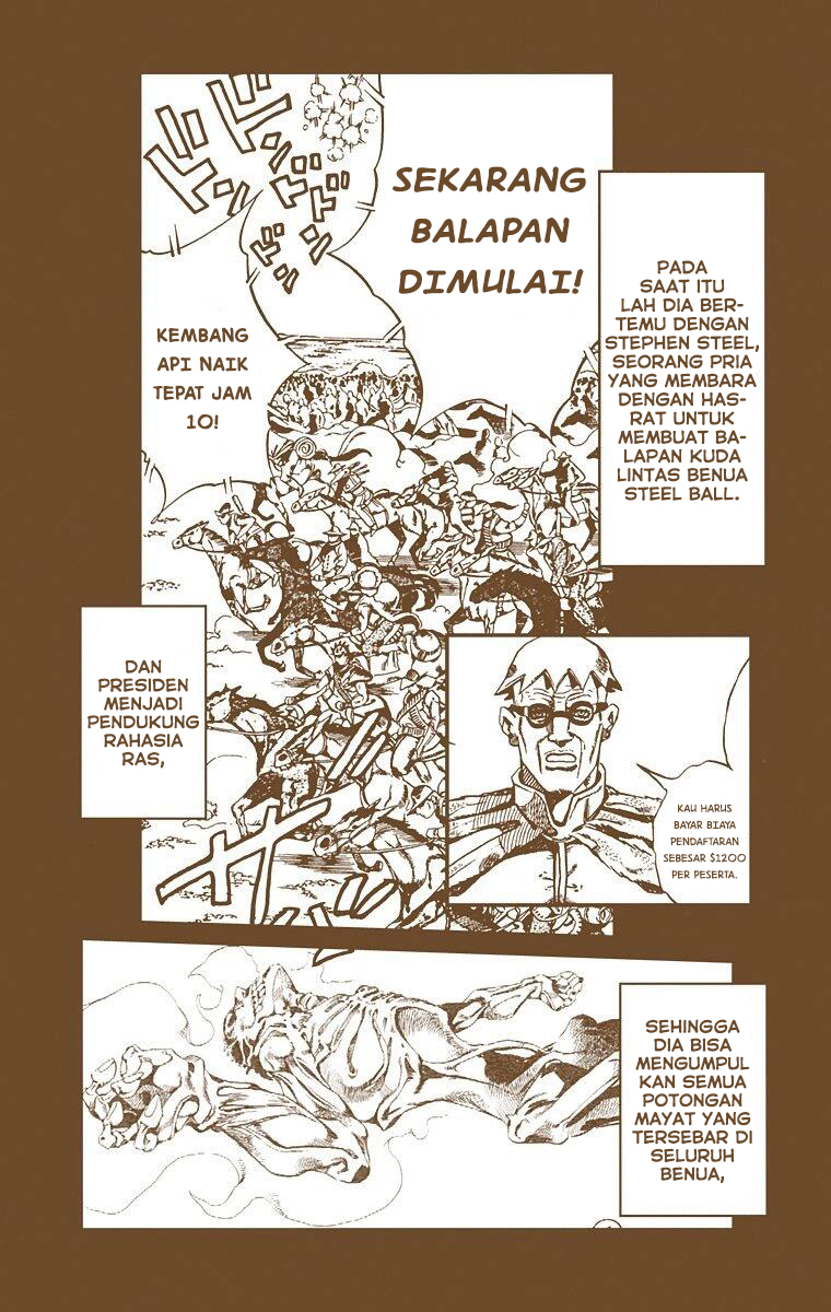Read JoJo’s Bizarre Adventure Part 7 Steel Ball Run ID Manga Online