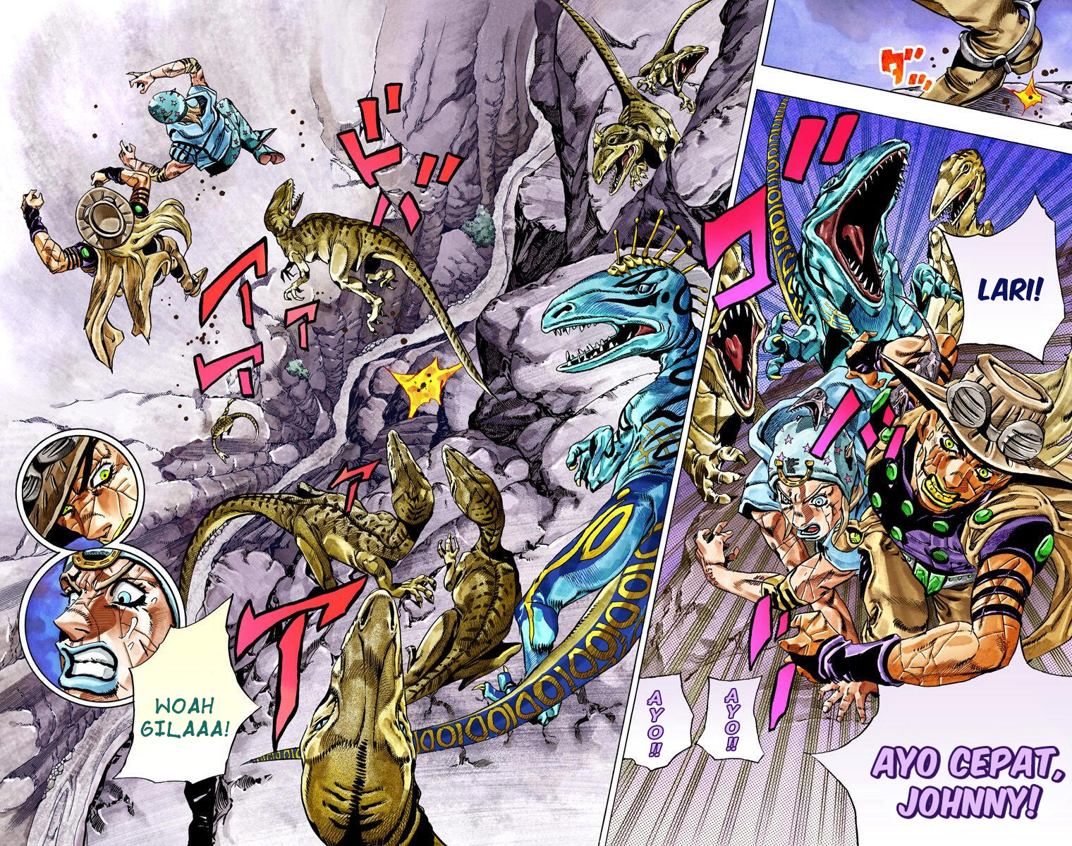 Read JoJo’s Bizarre Adventure Part 7 Steel Ball Run ID Manga Online