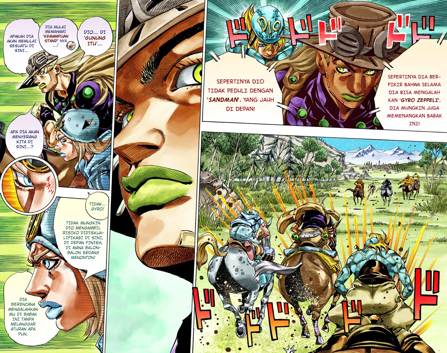 Read JoJo’s Bizarre Adventure Part 7 Steel Ball Run ID Manga Online