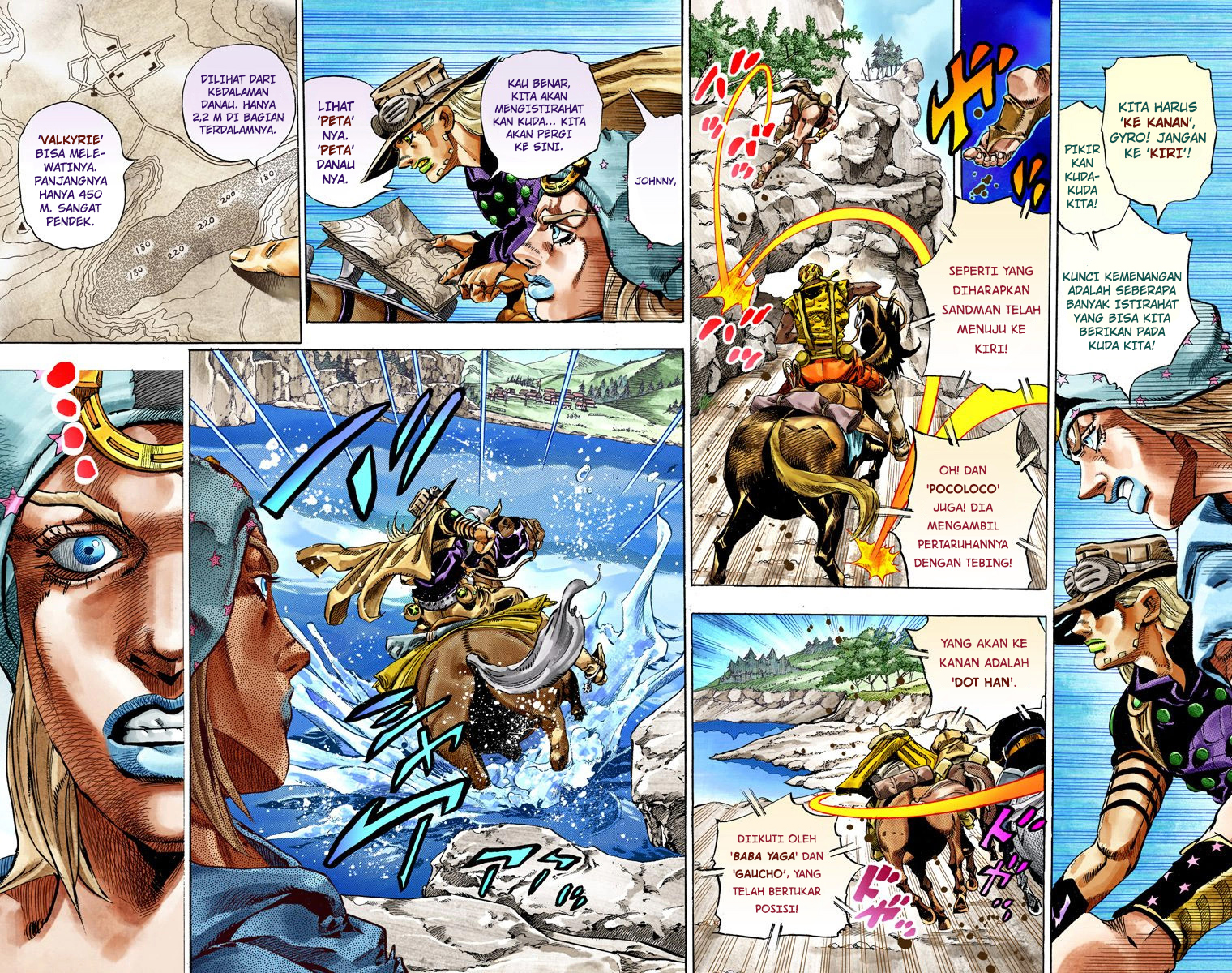 Read JoJo’s Bizarre Adventure Part 7 Steel Ball Run ID Manga Online