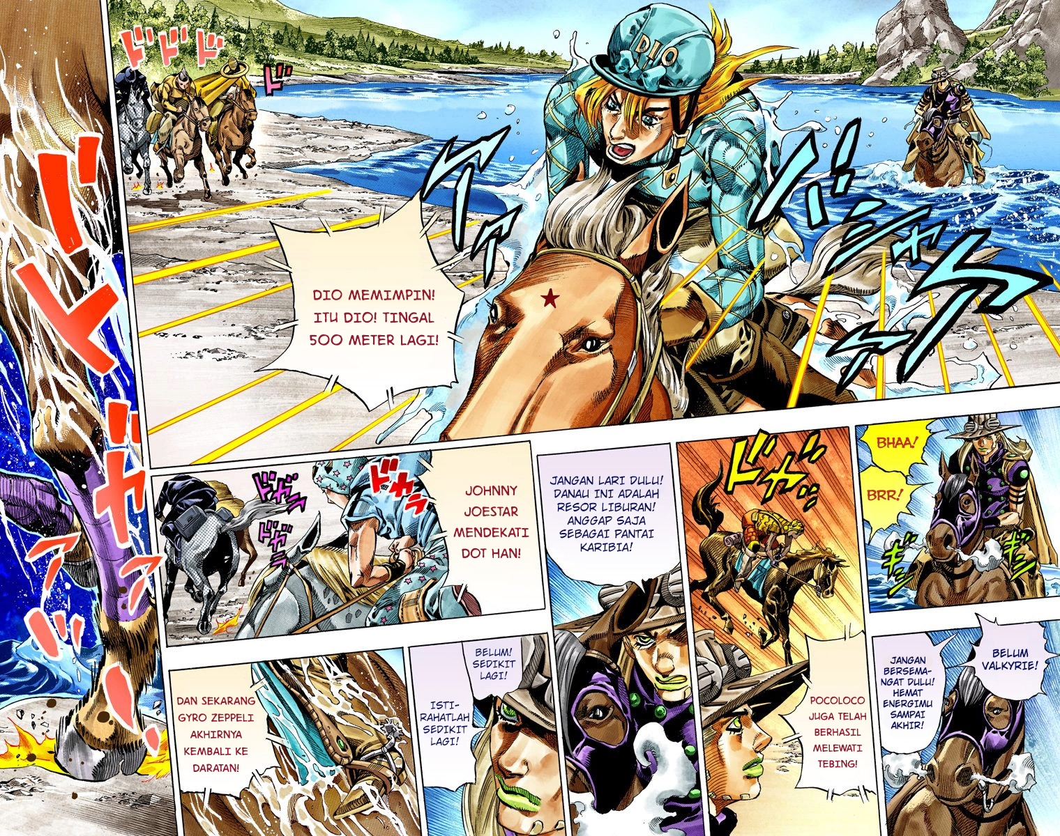 Read JoJo’s Bizarre Adventure Part 7 Steel Ball Run ID Manga Online