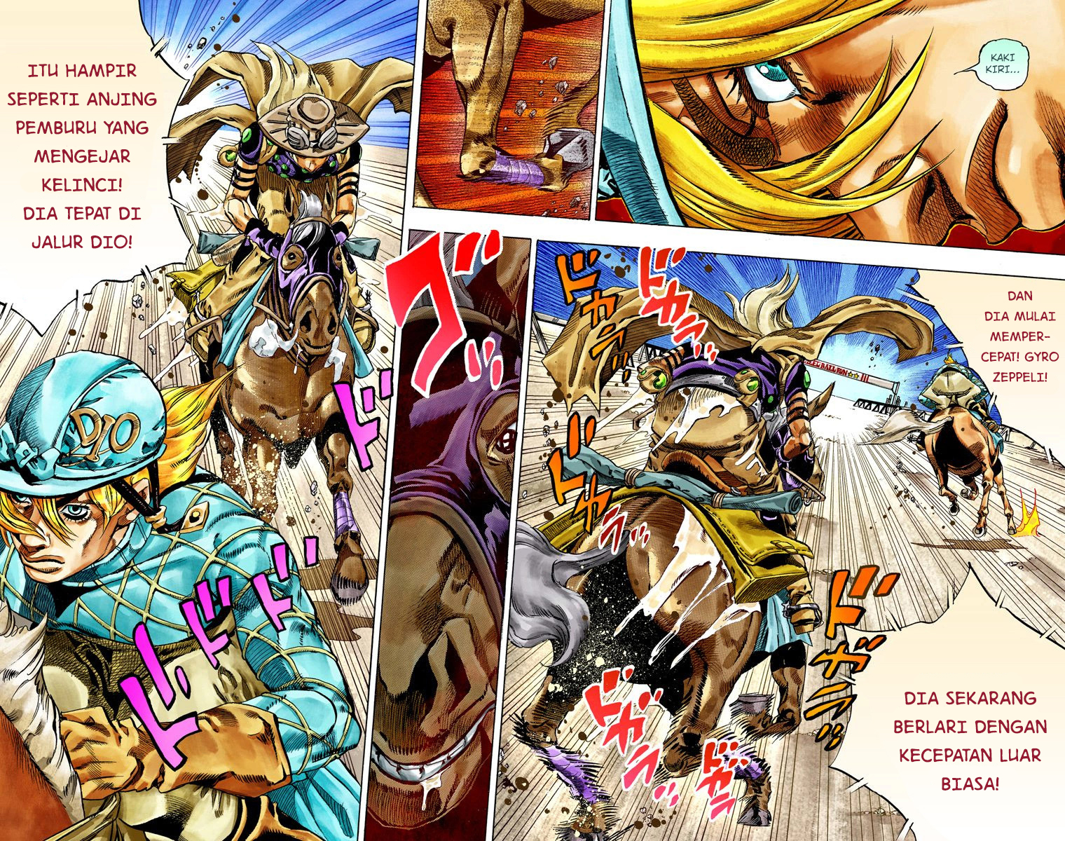 Read JoJo’s Bizarre Adventure Part 7 Steel Ball Run ID Manga Online