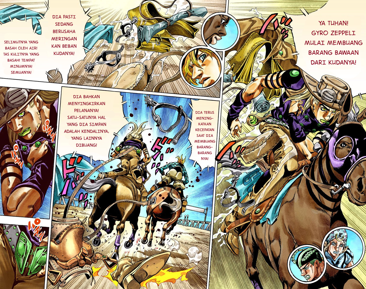 Read JoJo’s Bizarre Adventure Part 7 Steel Ball Run ID Manga Online