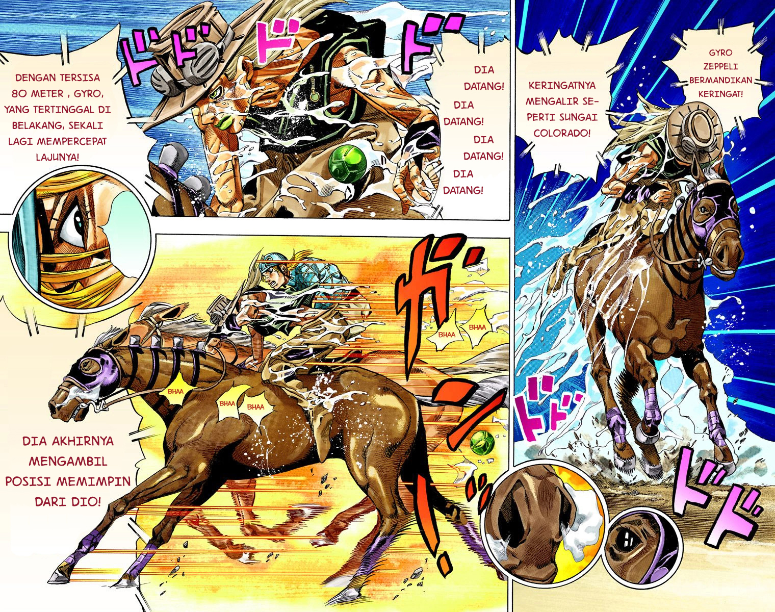 Read JoJo’s Bizarre Adventure Part 7 Steel Ball Run ID Manga Online