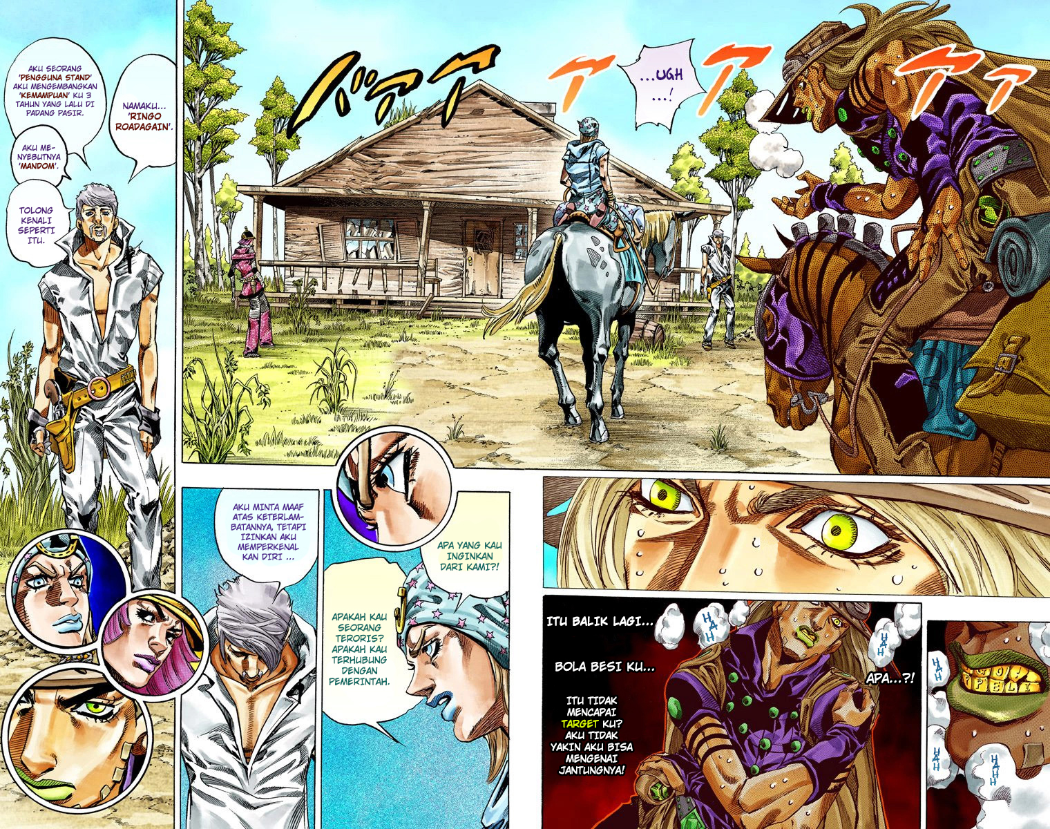 Read JoJo’s Bizarre Adventure Part 7 Steel Ball Run ID Manga Online