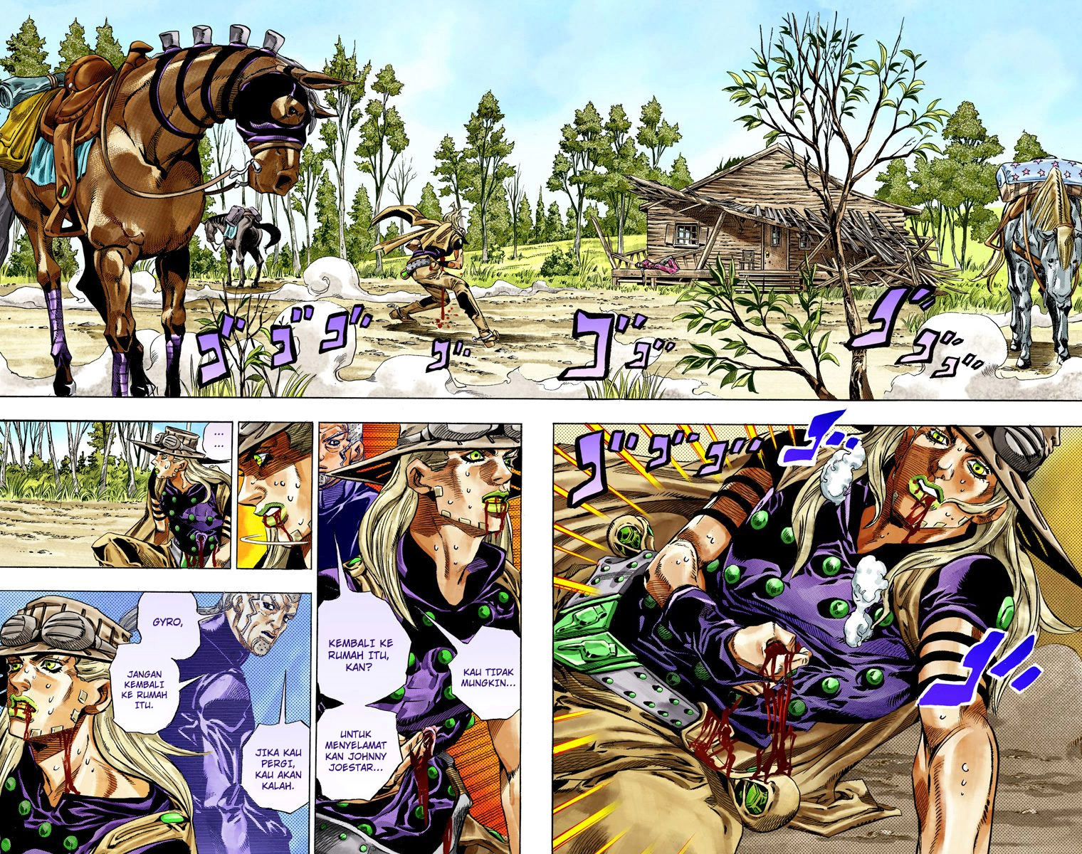 Read JoJo’s Bizarre Adventure Part 7 Steel Ball Run ID Manga Online