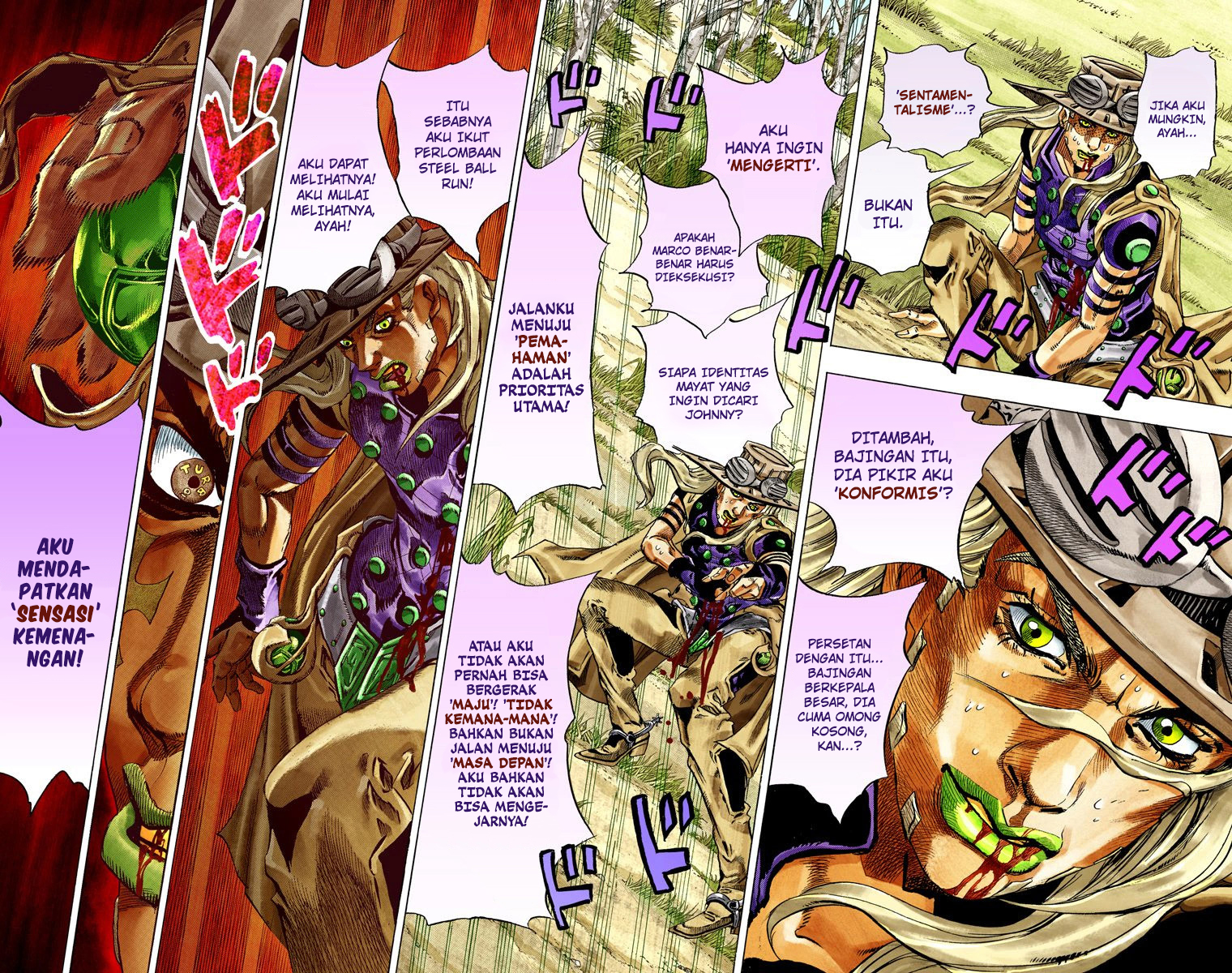 Read JoJo’s Bizarre Adventure Part 7 Steel Ball Run ID Manga Online
