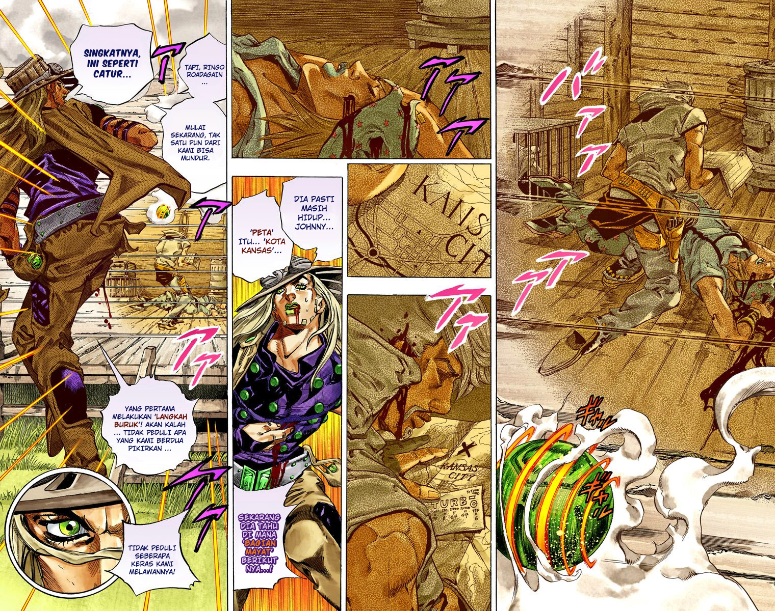 Read JoJo’s Bizarre Adventure Part 7 Steel Ball Run ID Manga Online
