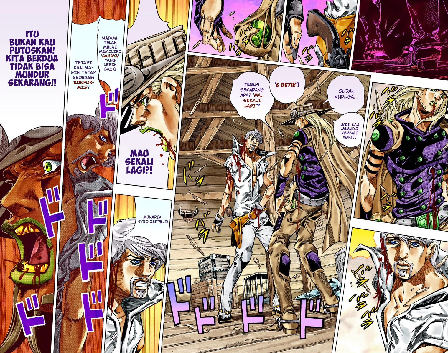 Read JoJo’s Bizarre Adventure Part 7 Steel Ball Run ID Manga Online