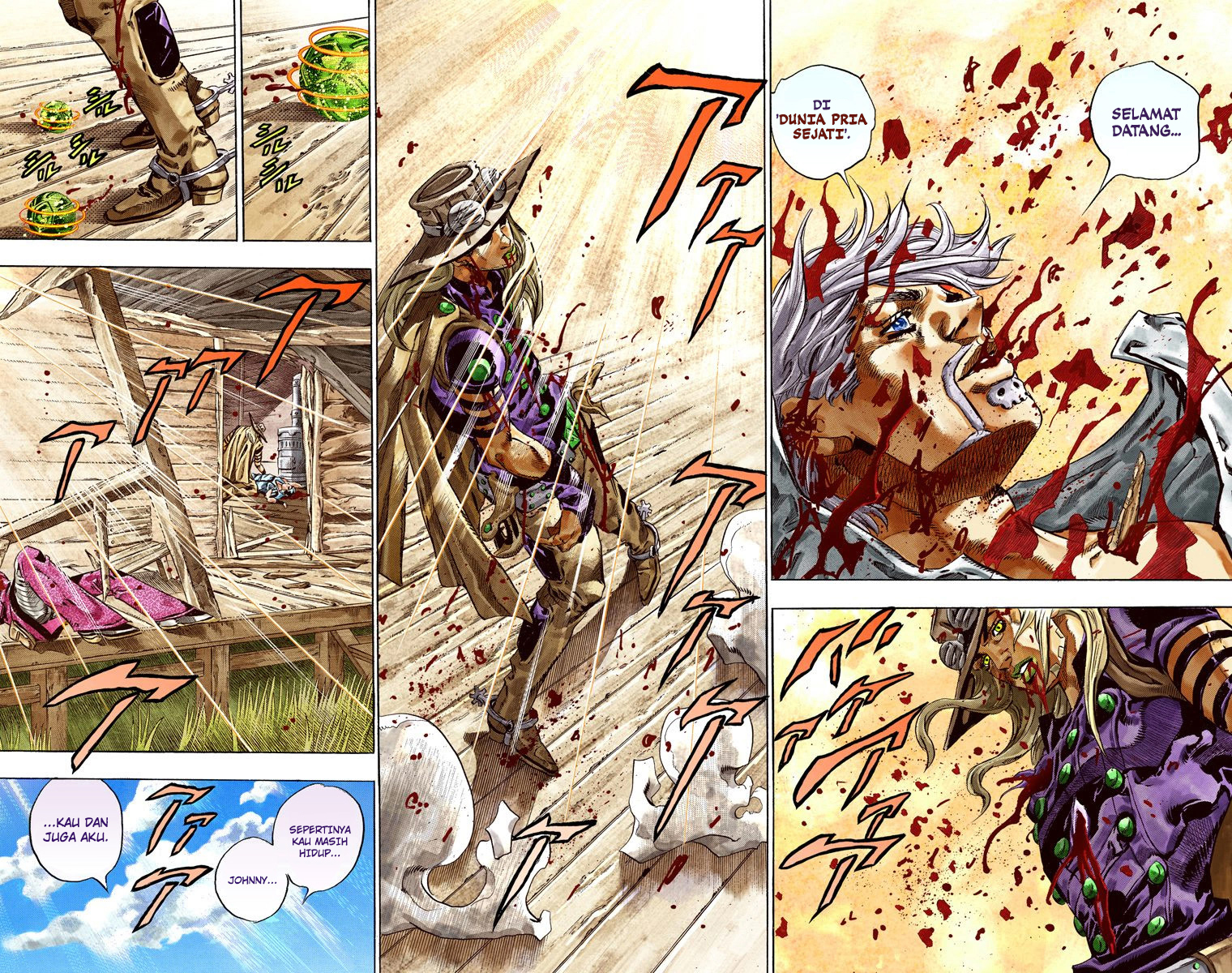 Read JoJo’s Bizarre Adventure Part 7 Steel Ball Run ID Manga Online