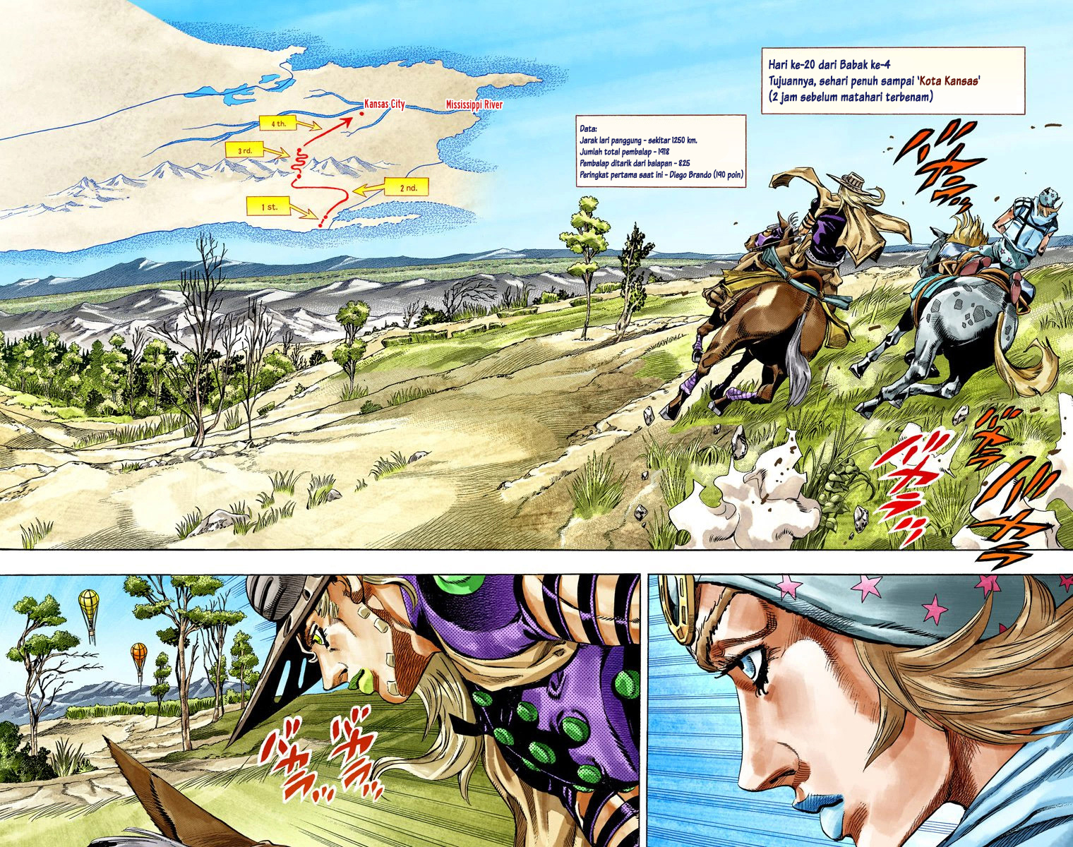 Read JoJo’s Bizarre Adventure Part 7 Steel Ball Run ID Manga Online