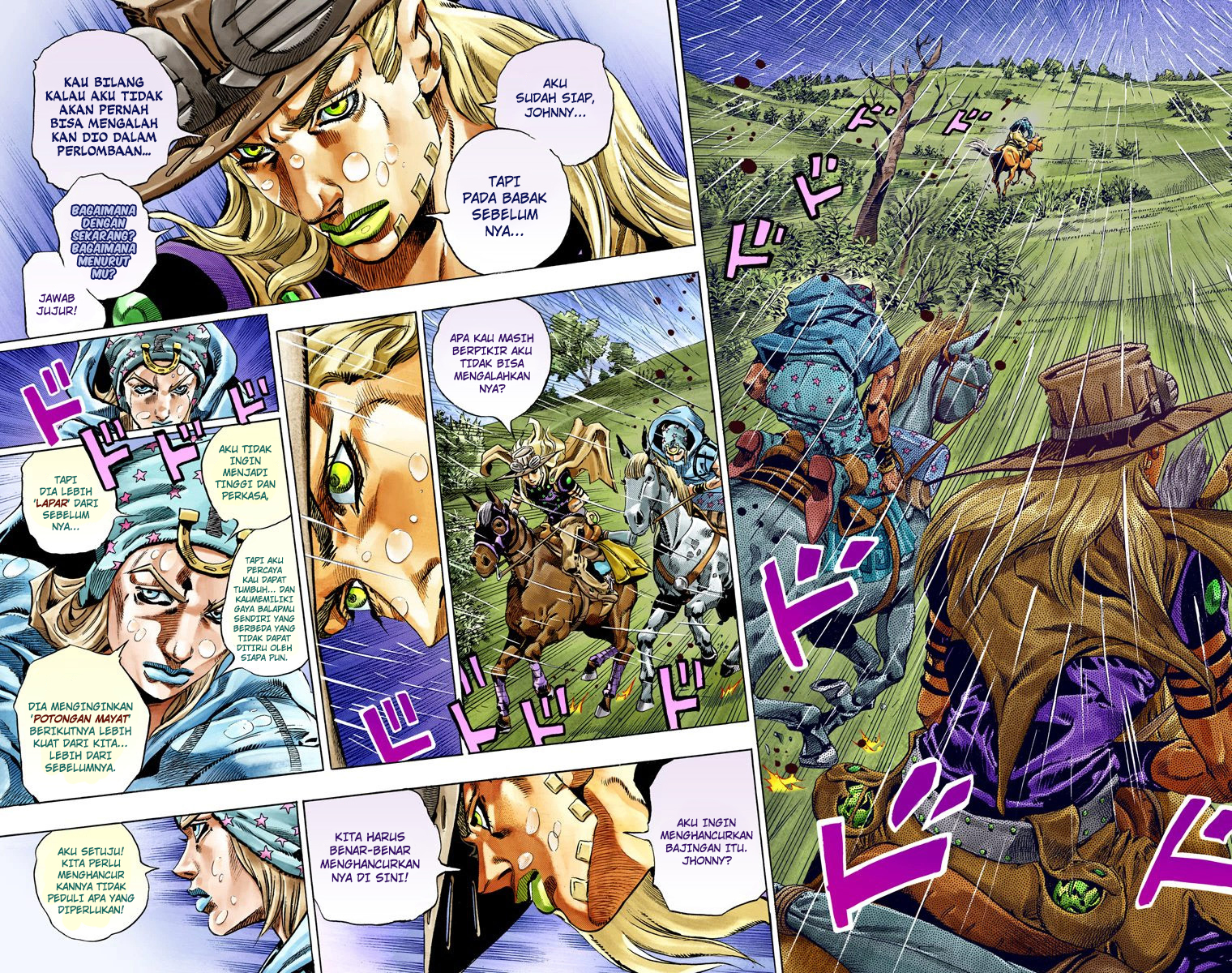 Read JoJo’s Bizarre Adventure Part 7 Steel Ball Run ID Manga Online