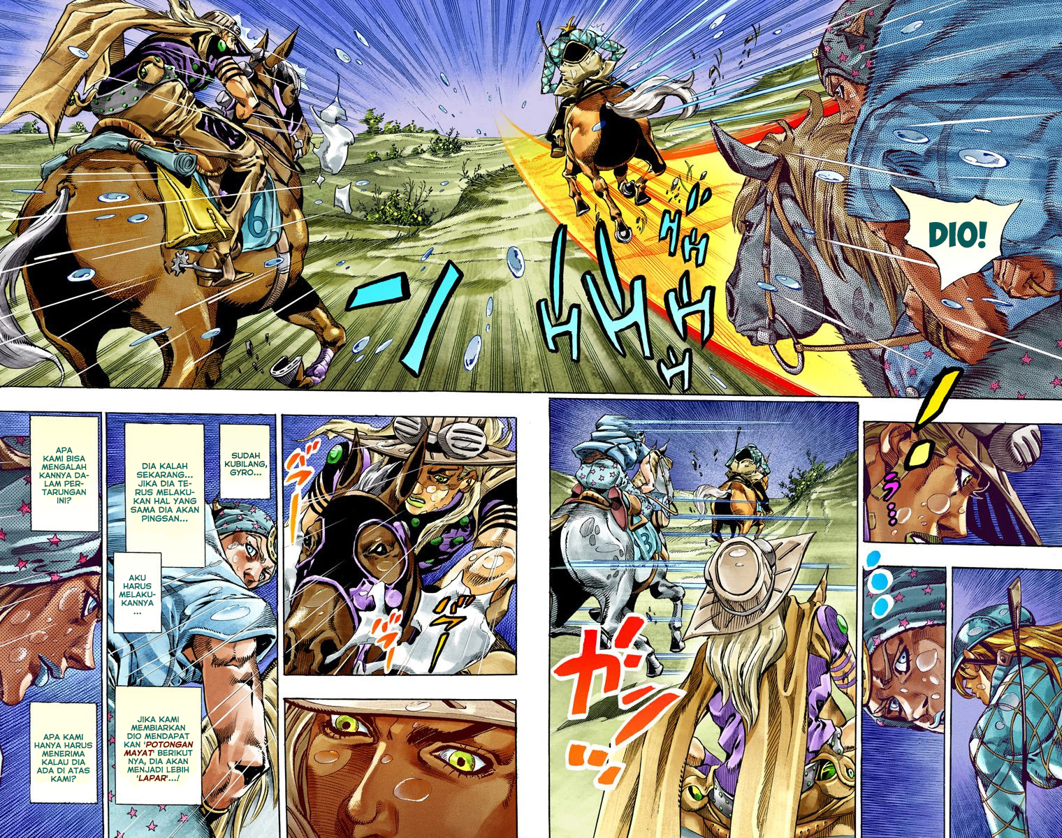 Read JoJo’s Bizarre Adventure Part 7 Steel Ball Run ID Manga Online