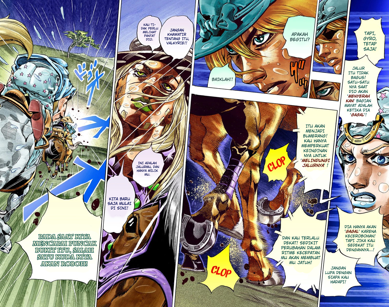 Read JoJo’s Bizarre Adventure Part 7 Steel Ball Run ID Manga Online