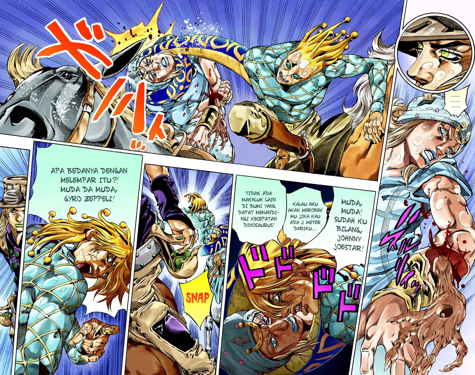 Read JoJo’s Bizarre Adventure Part 7 Steel Ball Run ID Manga Online