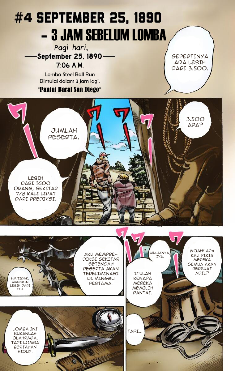 Read JoJo’s Bizarre Adventure Part 7 Steel Ball Run ID Manga Online