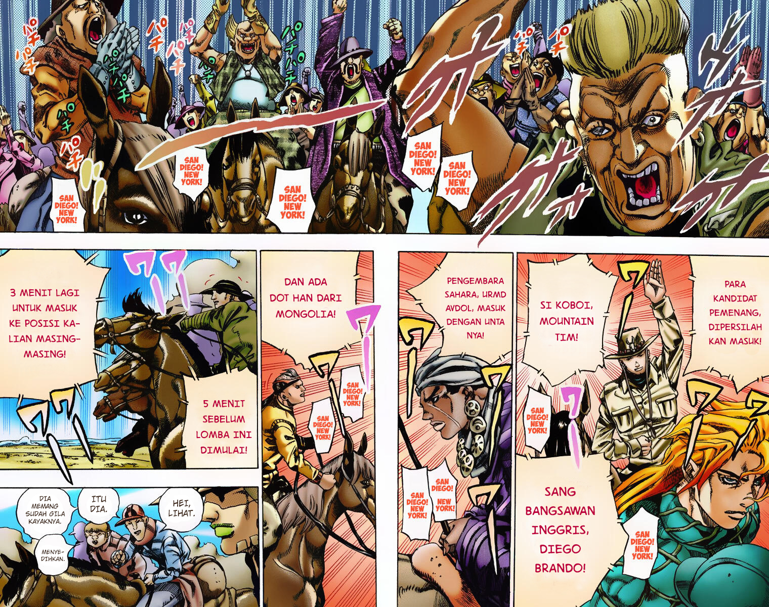 Read JoJo’s Bizarre Adventure Part 7 Steel Ball Run ID Manga Online