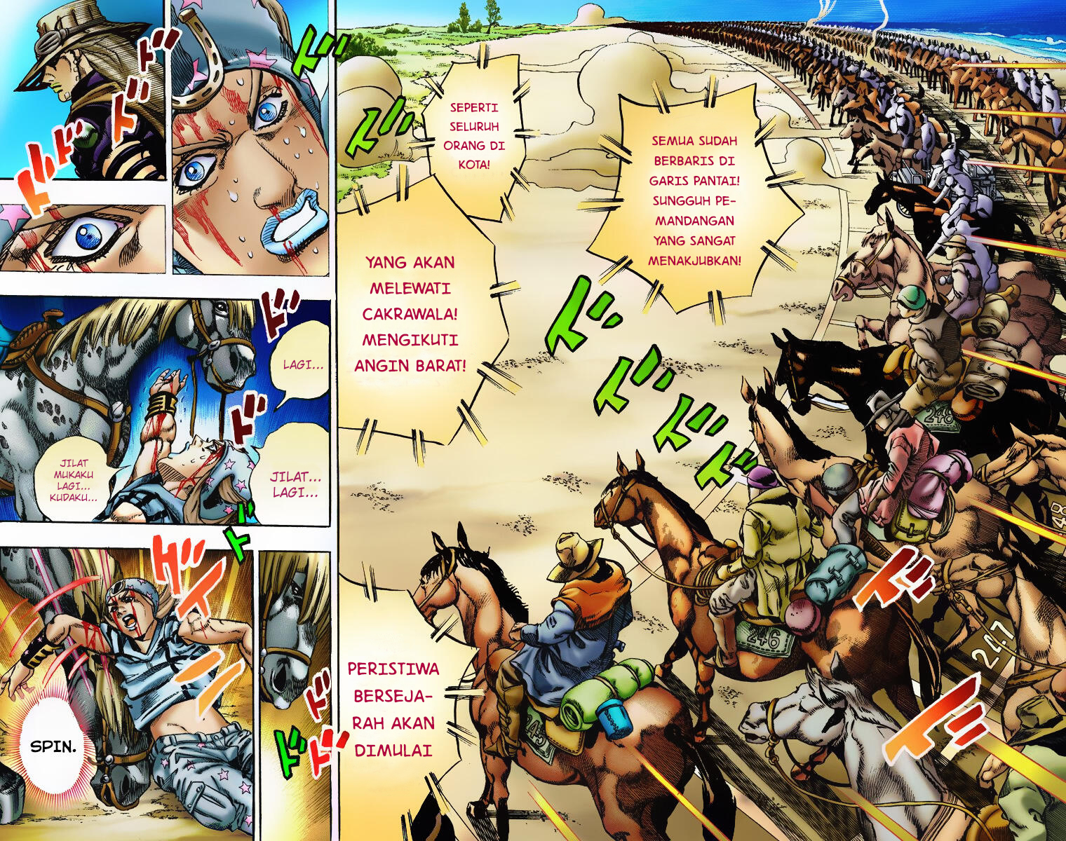 Read JoJo’s Bizarre Adventure Part 7 Steel Ball Run ID Manga Online