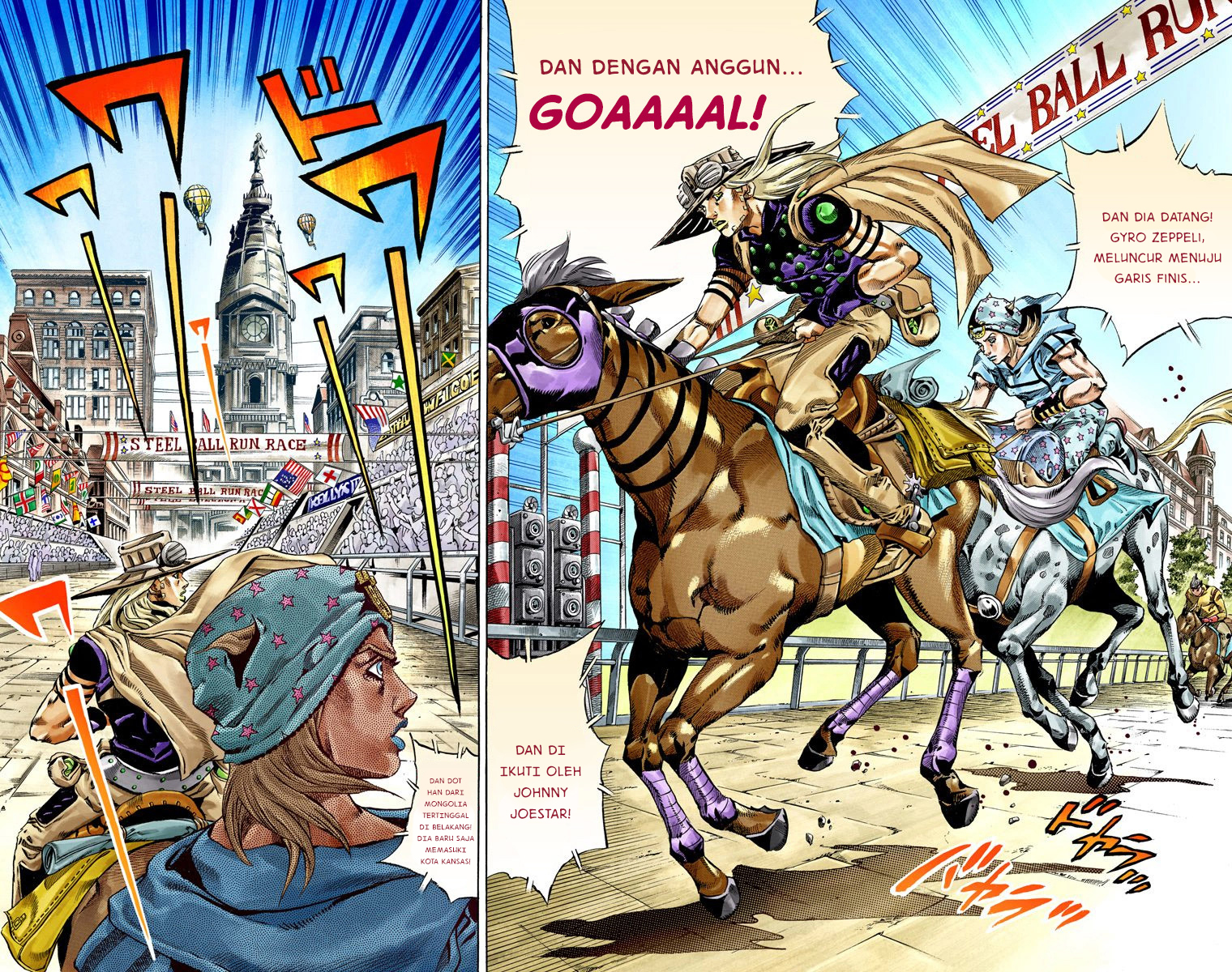 Read JoJo’s Bizarre Adventure Part 7 Steel Ball Run ID Manga Online