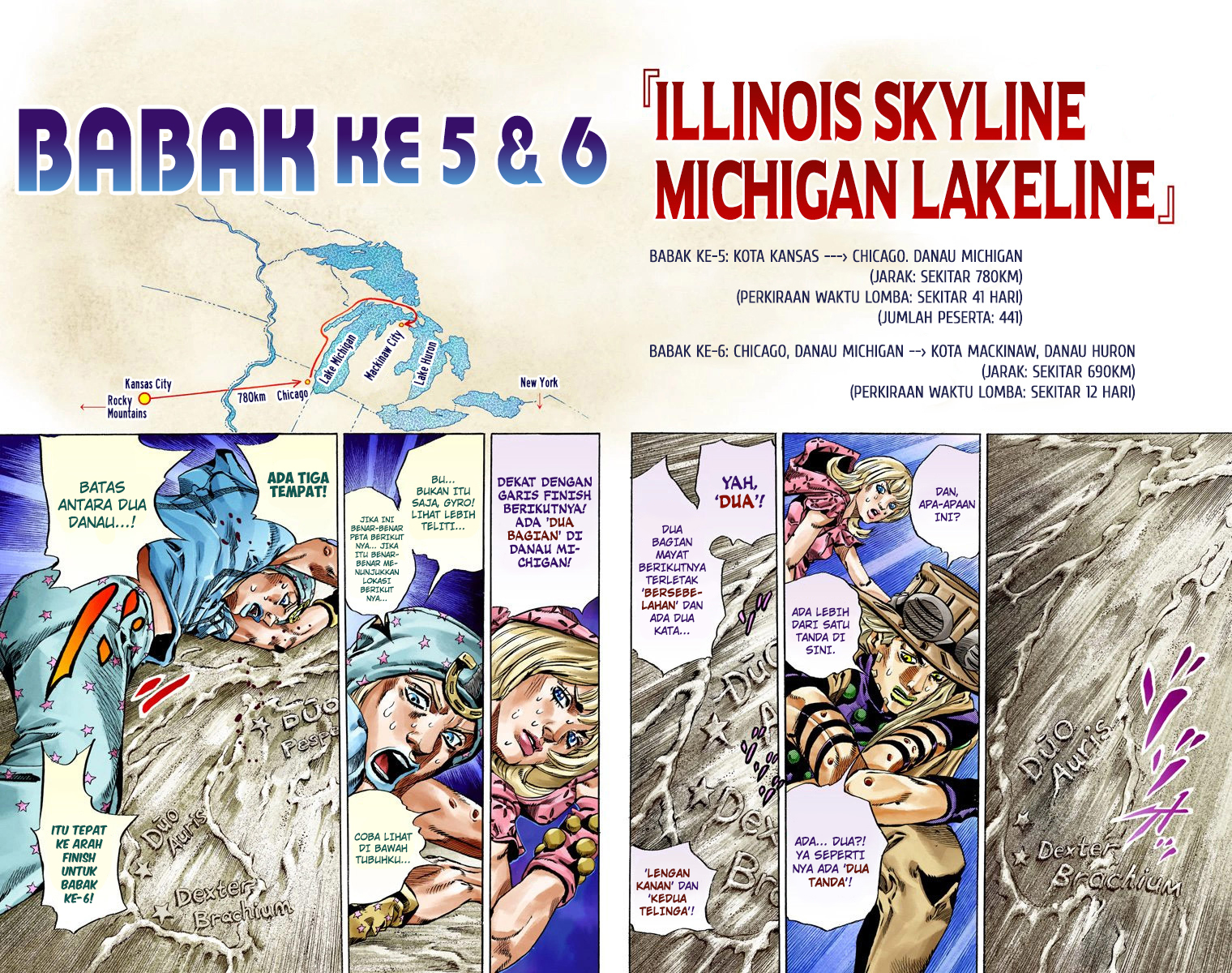 Read JoJo’s Bizarre Adventure Part 7 Steel Ball Run ID Manga Online