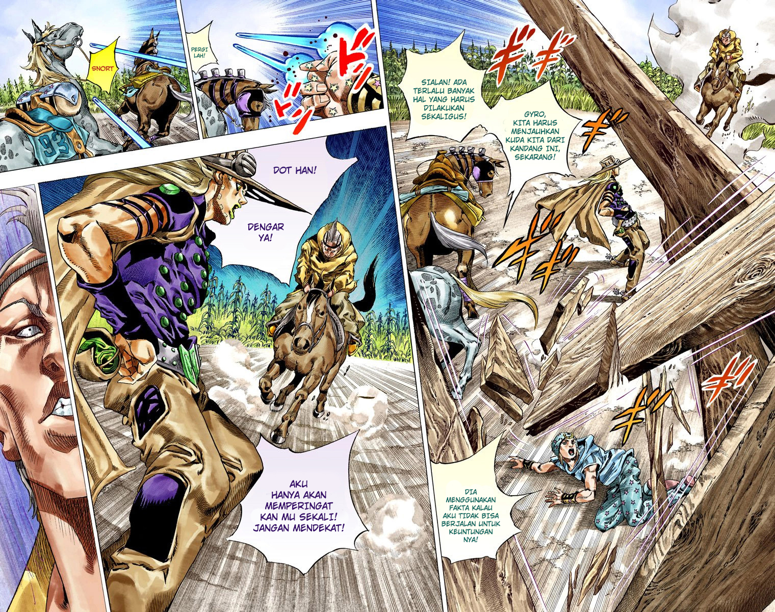 Read JoJo’s Bizarre Adventure Part 7 Steel Ball Run ID Manga Online