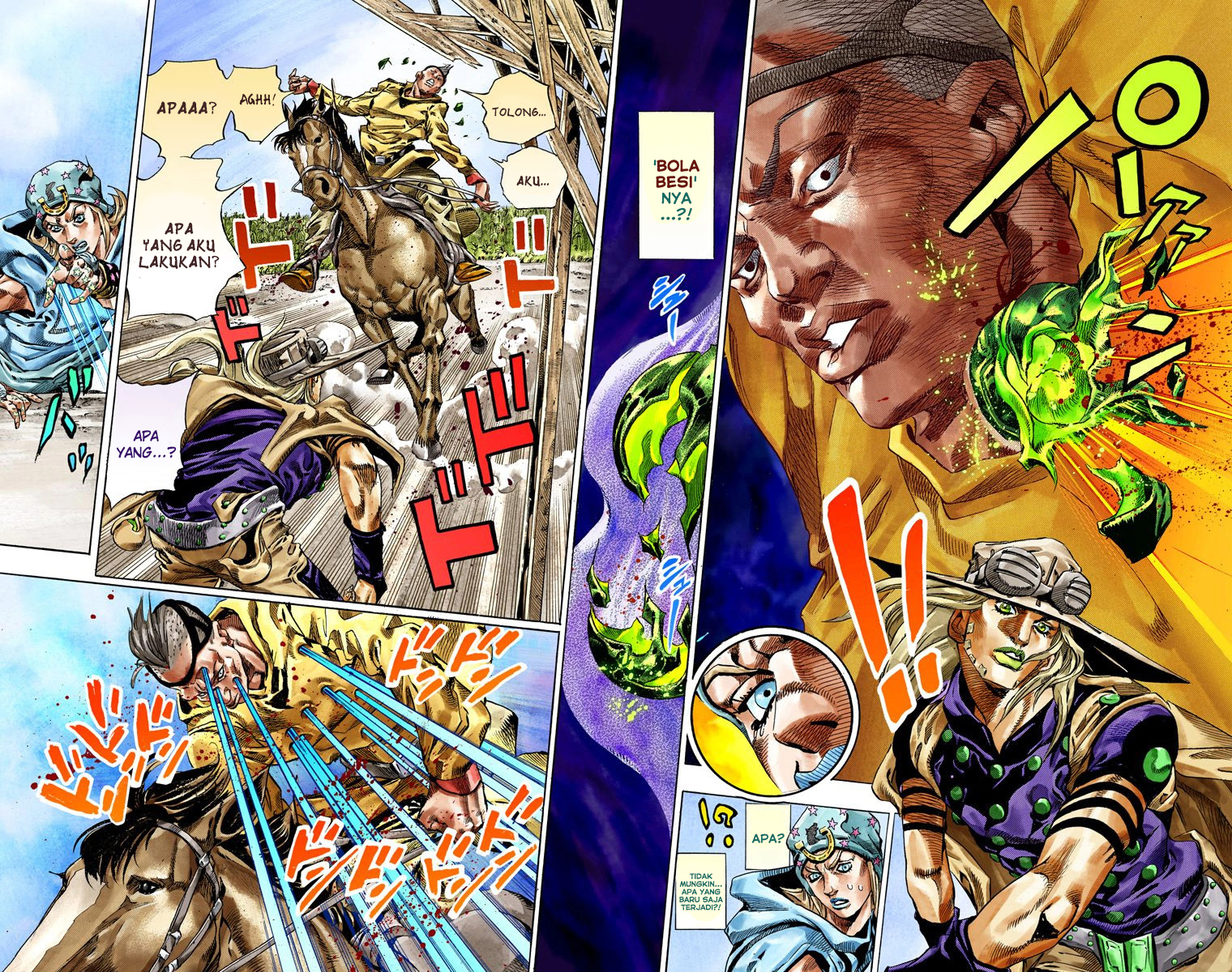 Read JoJo’s Bizarre Adventure Part 7 Steel Ball Run ID Manga Online