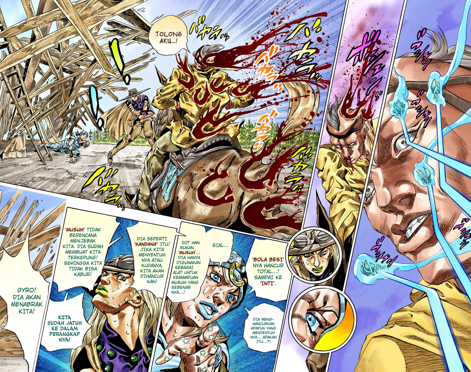 Read JoJo’s Bizarre Adventure Part 7 Steel Ball Run ID Manga Online
