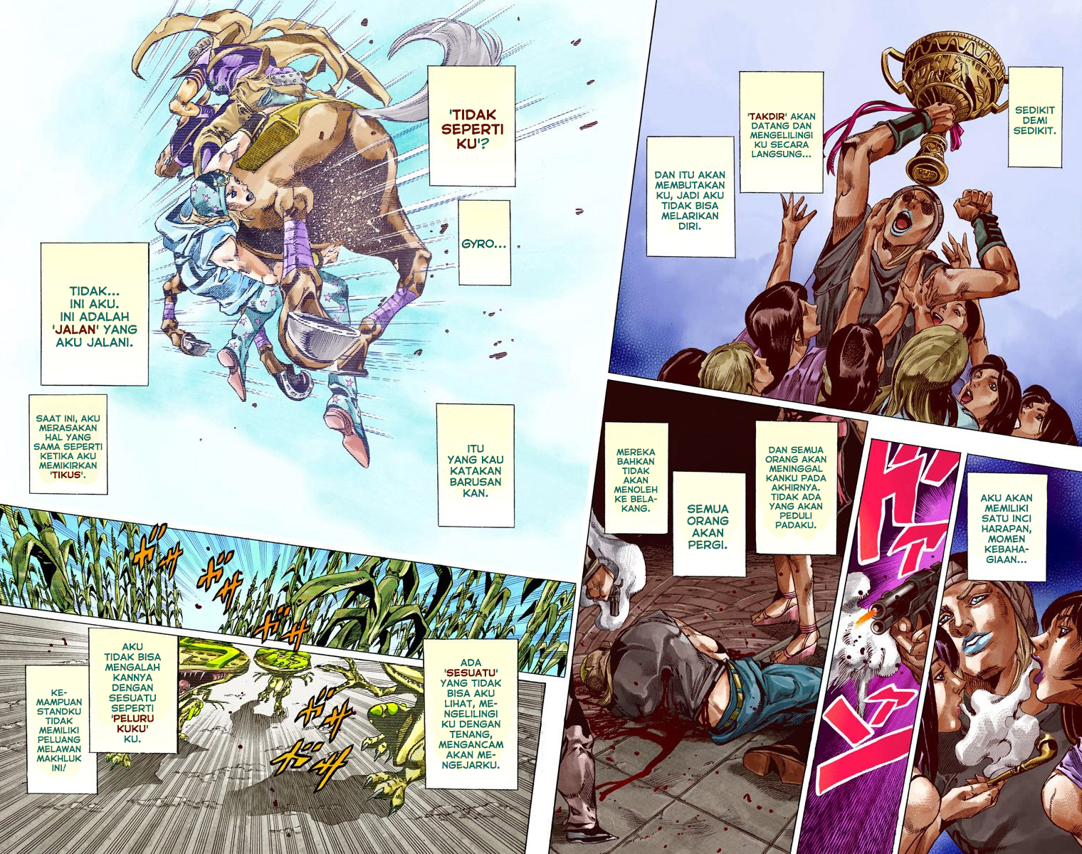 Read JoJo’s Bizarre Adventure Part 7 Steel Ball Run ID Manga Online