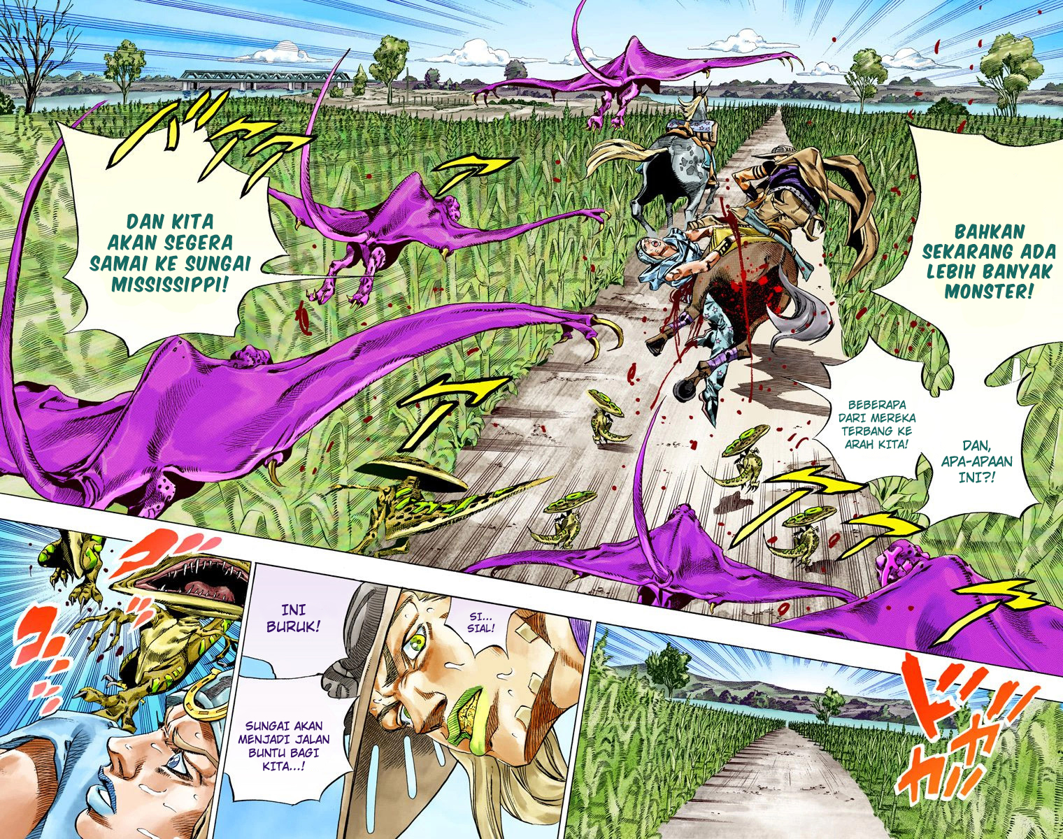 Read JoJo’s Bizarre Adventure Part 7 Steel Ball Run ID Manga Online