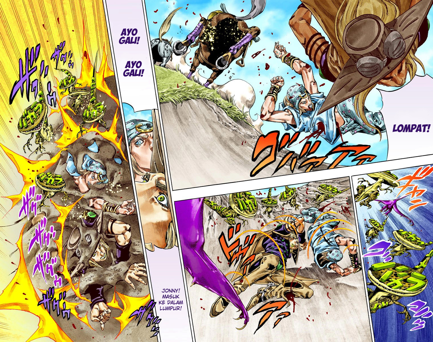 Read JoJo’s Bizarre Adventure Part 7 Steel Ball Run ID Manga Online