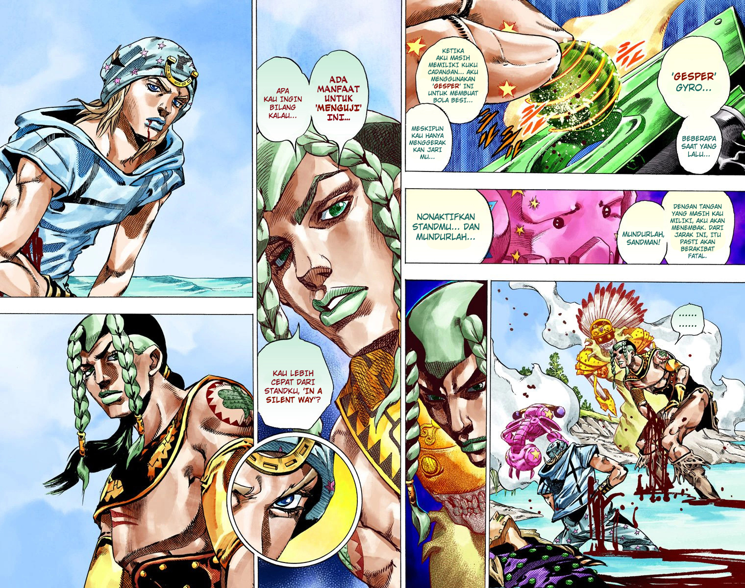 Read JoJo’s Bizarre Adventure Part 7 Steel Ball Run ID Manga Online