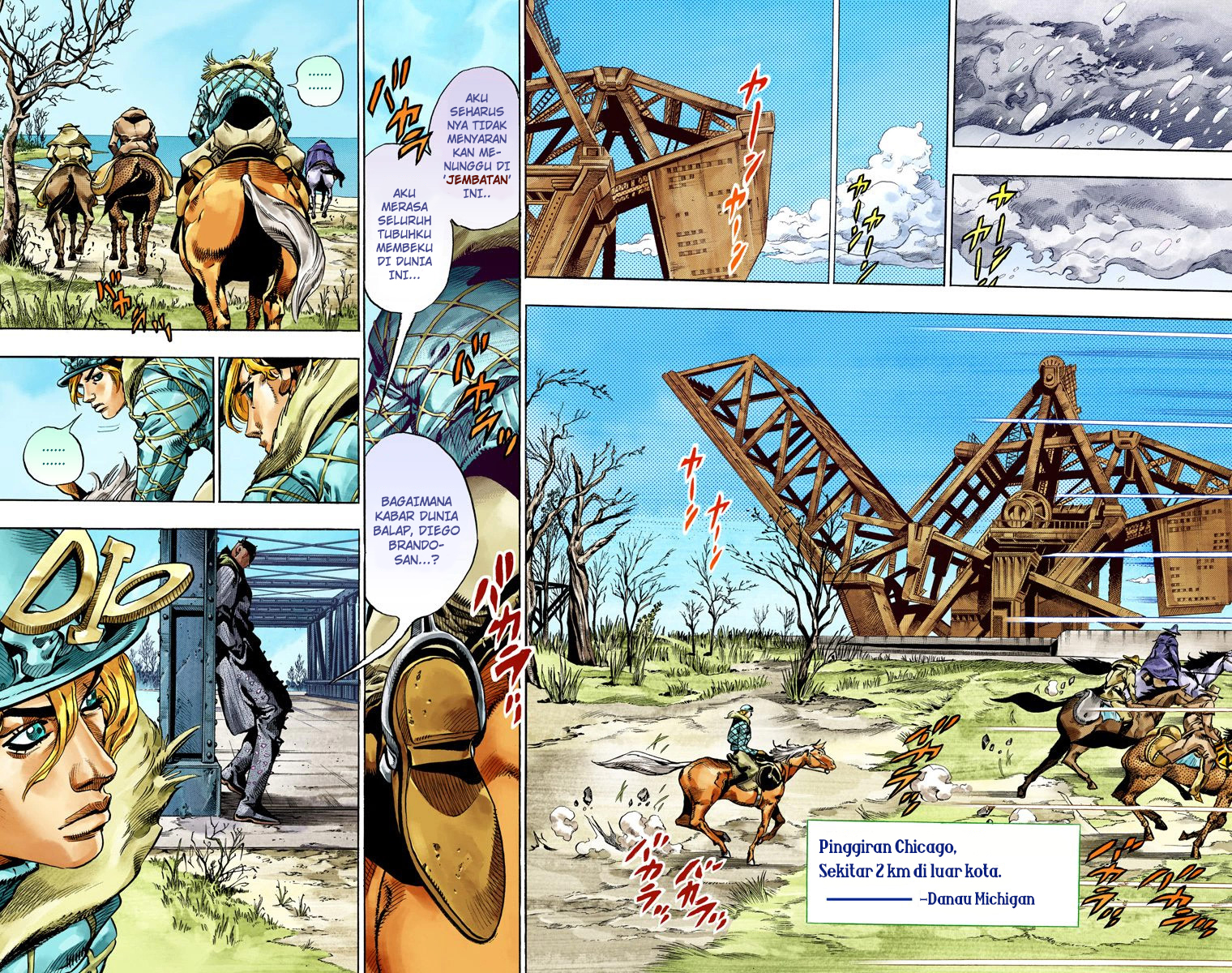 Read JoJo’s Bizarre Adventure Part 7 Steel Ball Run ID Manga Online