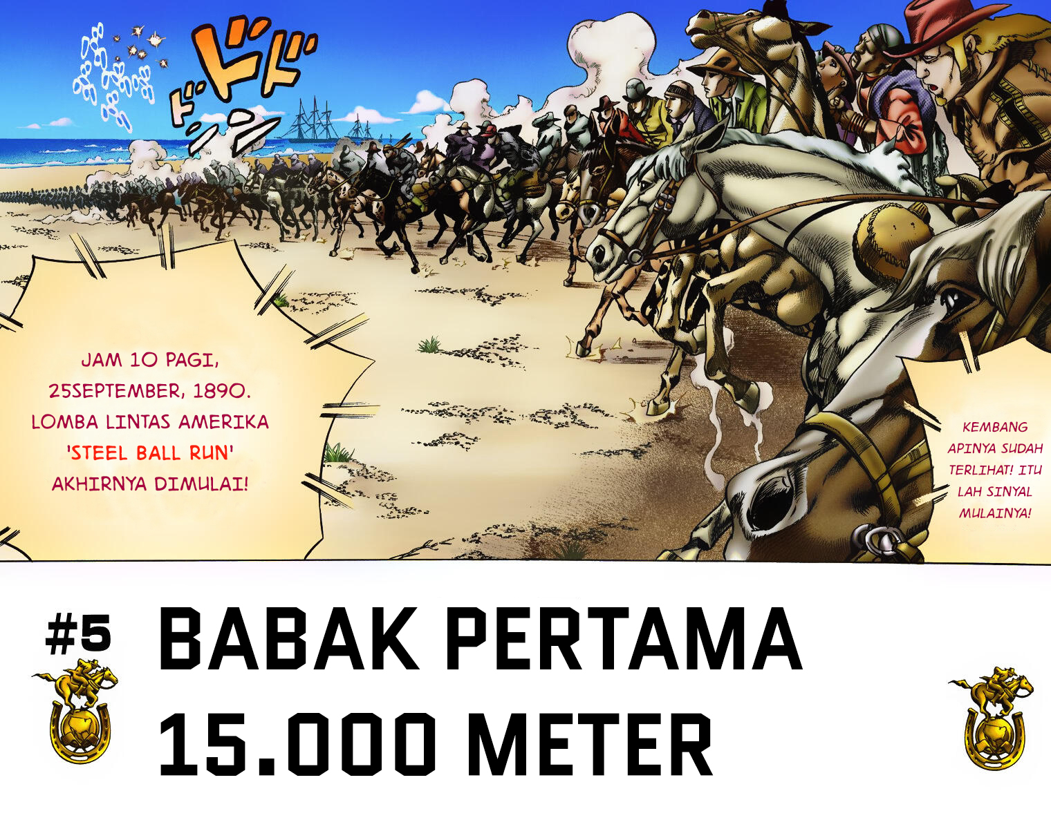 Read JoJo’s Bizarre Adventure Part 7 Steel Ball Run ID Manga Online