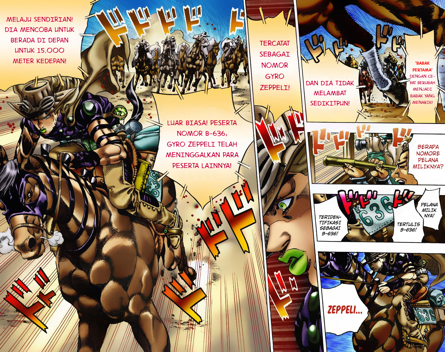 Read JoJo’s Bizarre Adventure Part 7 Steel Ball Run ID Manga Online