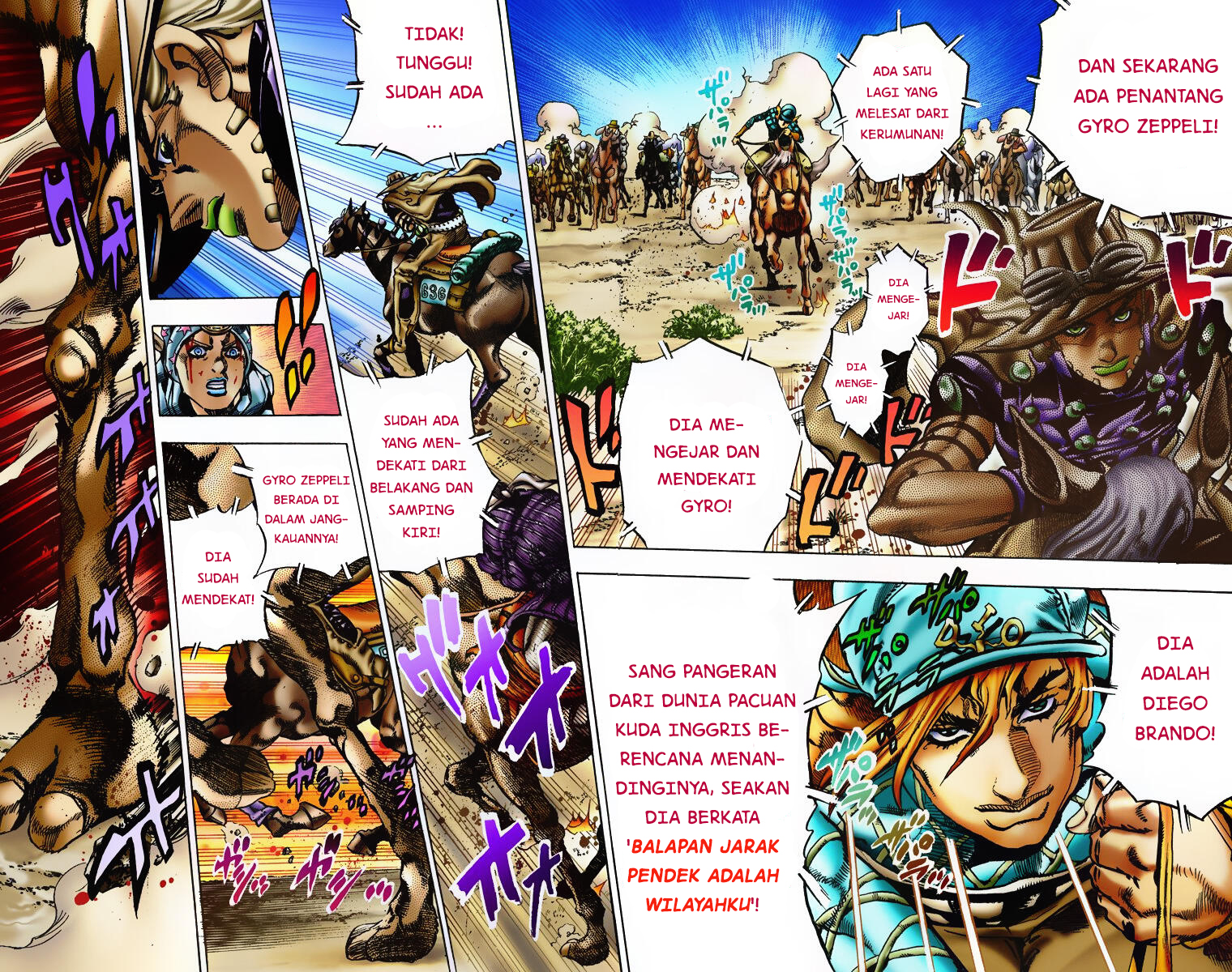 Read JoJo’s Bizarre Adventure Part 7 Steel Ball Run ID Manga Online