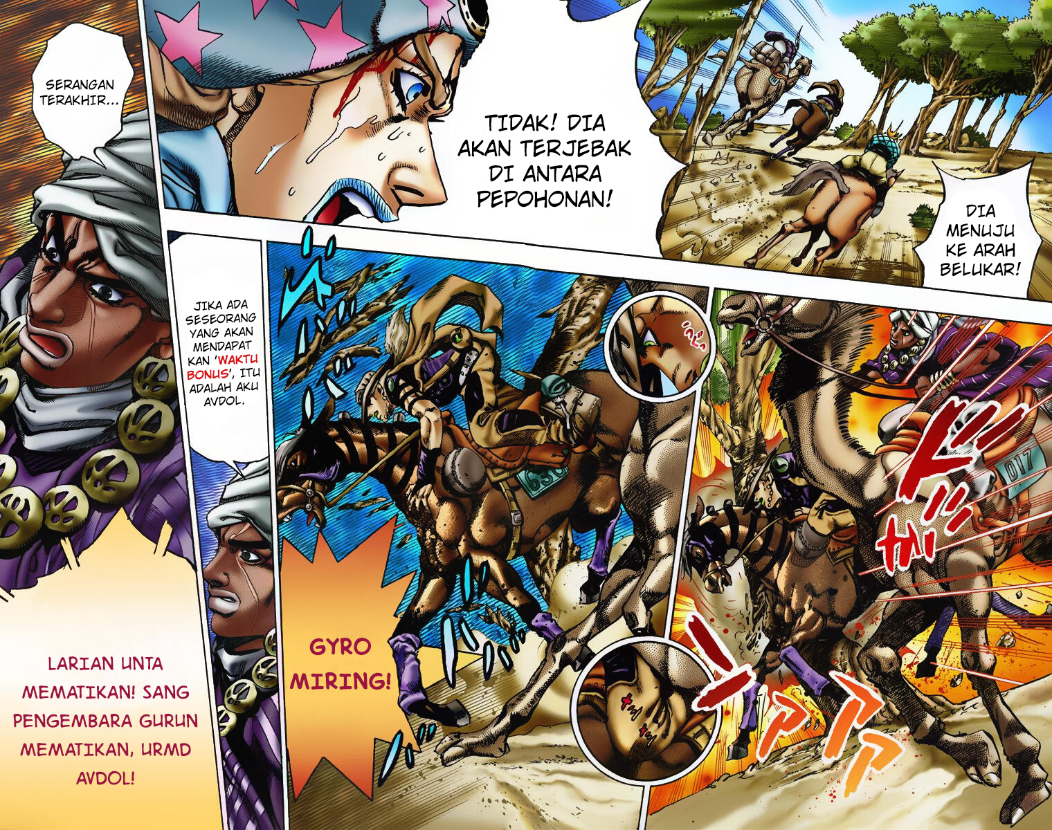 Read JoJo’s Bizarre Adventure Part 7 Steel Ball Run ID Manga Online