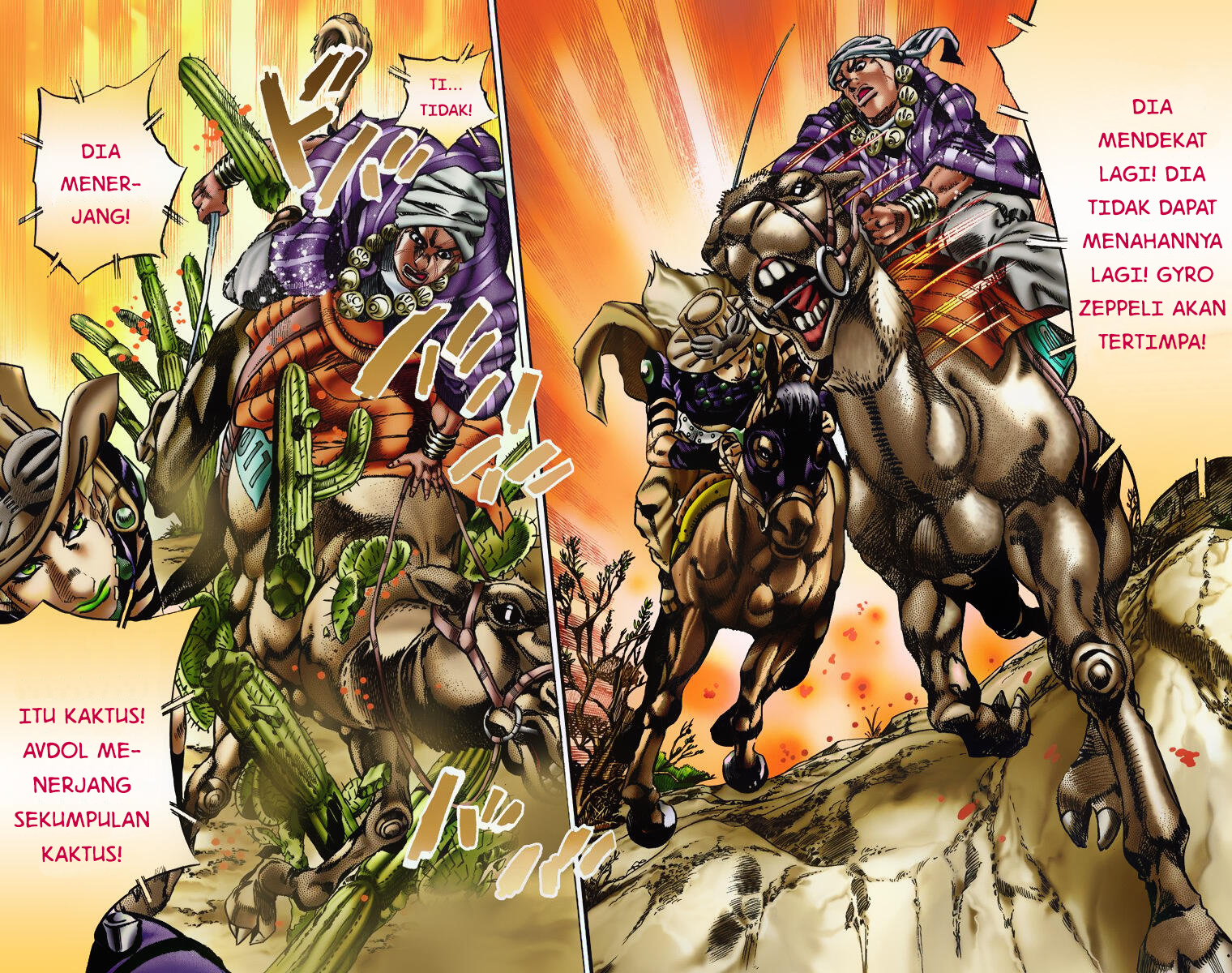 Read JoJo’s Bizarre Adventure Part 7 Steel Ball Run ID Manga Online