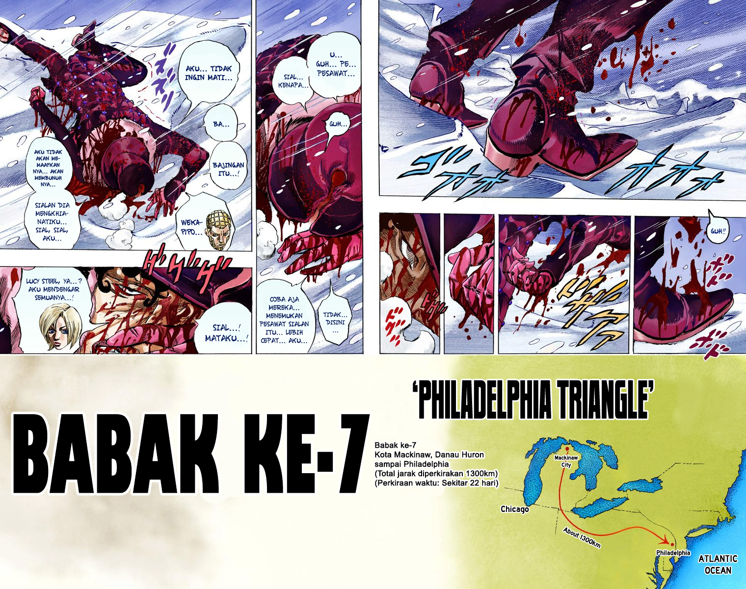 Read JoJo’s Bizarre Adventure Part 7 Steel Ball Run ID Manga Online