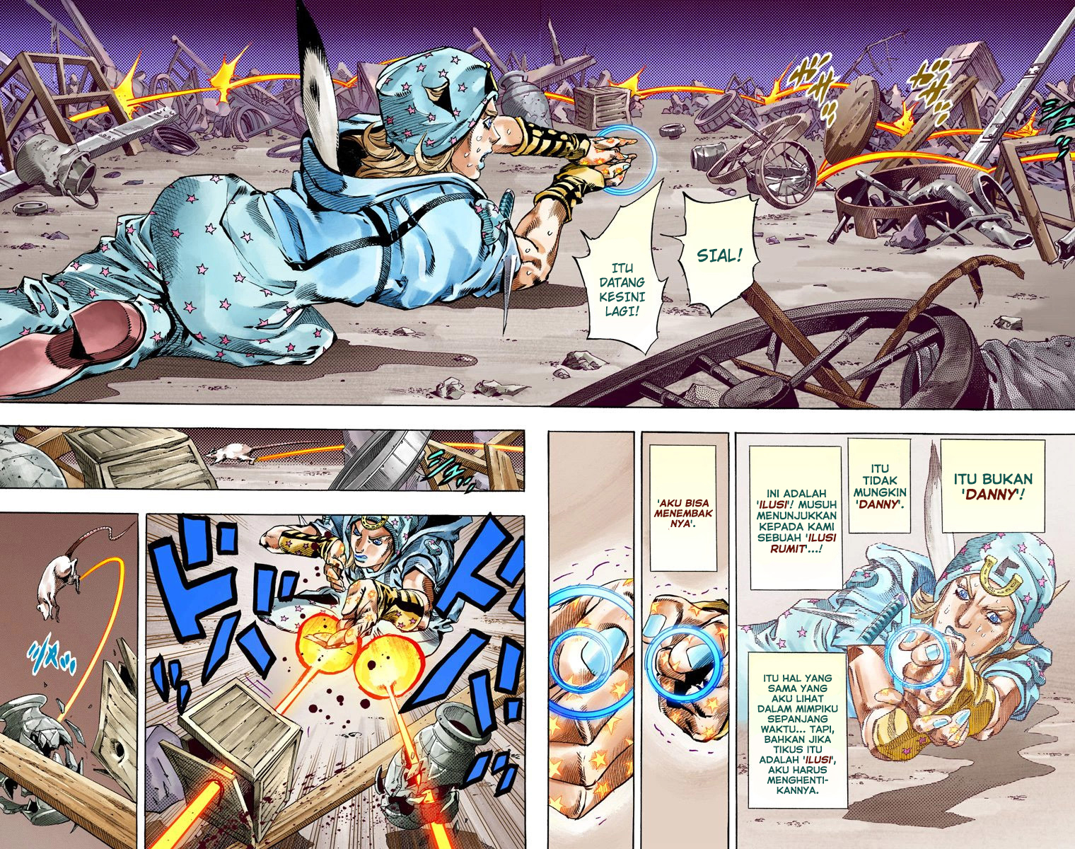 Read JoJo’s Bizarre Adventure Part 7 Steel Ball Run ID Manga Online