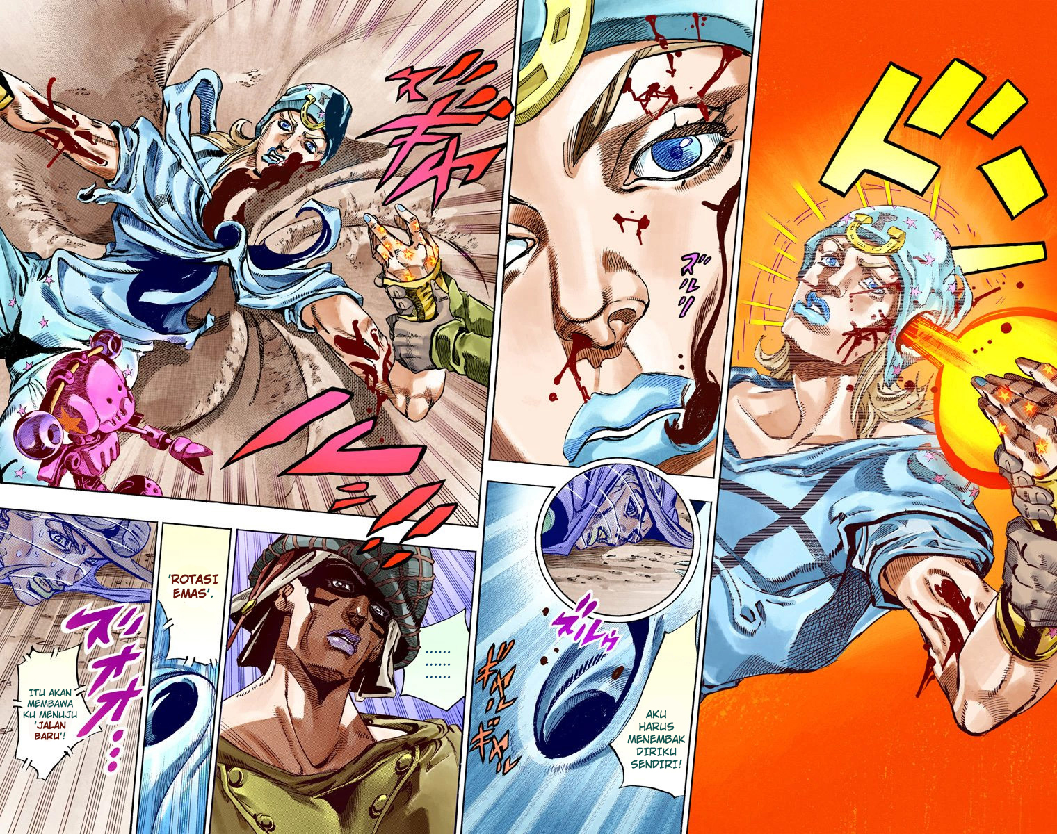 Read JoJo’s Bizarre Adventure Part 7 Steel Ball Run ID Manga Online