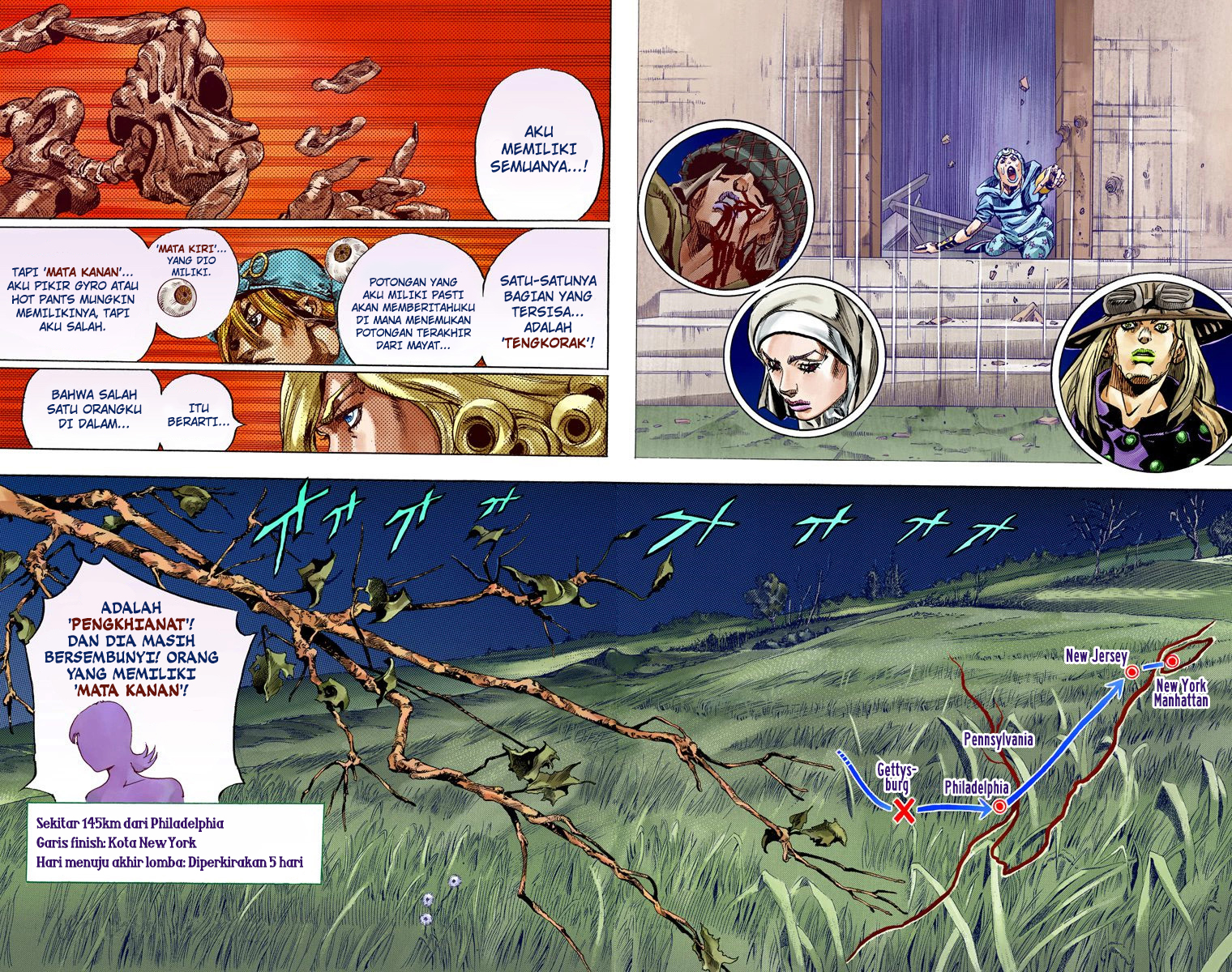 Read JoJo’s Bizarre Adventure Part 7 Steel Ball Run ID Manga Online