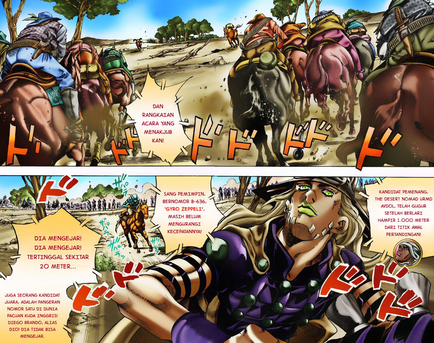 Read JoJo’s Bizarre Adventure Part 7 Steel Ball Run ID Manga Online