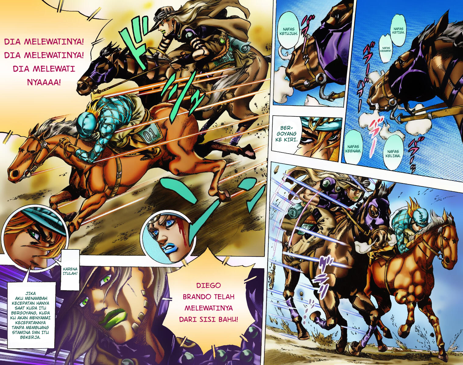 Read JoJo’s Bizarre Adventure Part 7 Steel Ball Run ID Manga Online