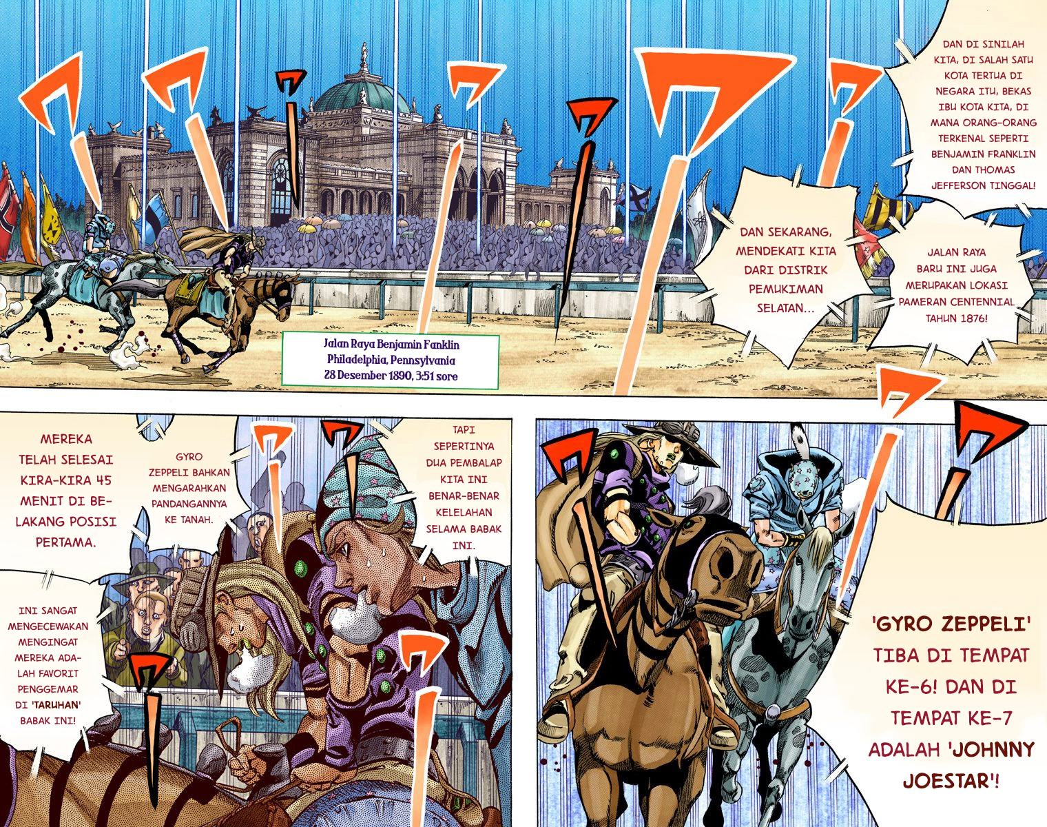 Read JoJo’s Bizarre Adventure Part 7 Steel Ball Run ID Manga Online