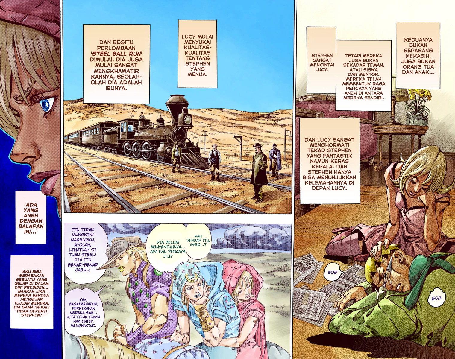 Read JoJo’s Bizarre Adventure Part 7 Steel Ball Run ID Manga Online