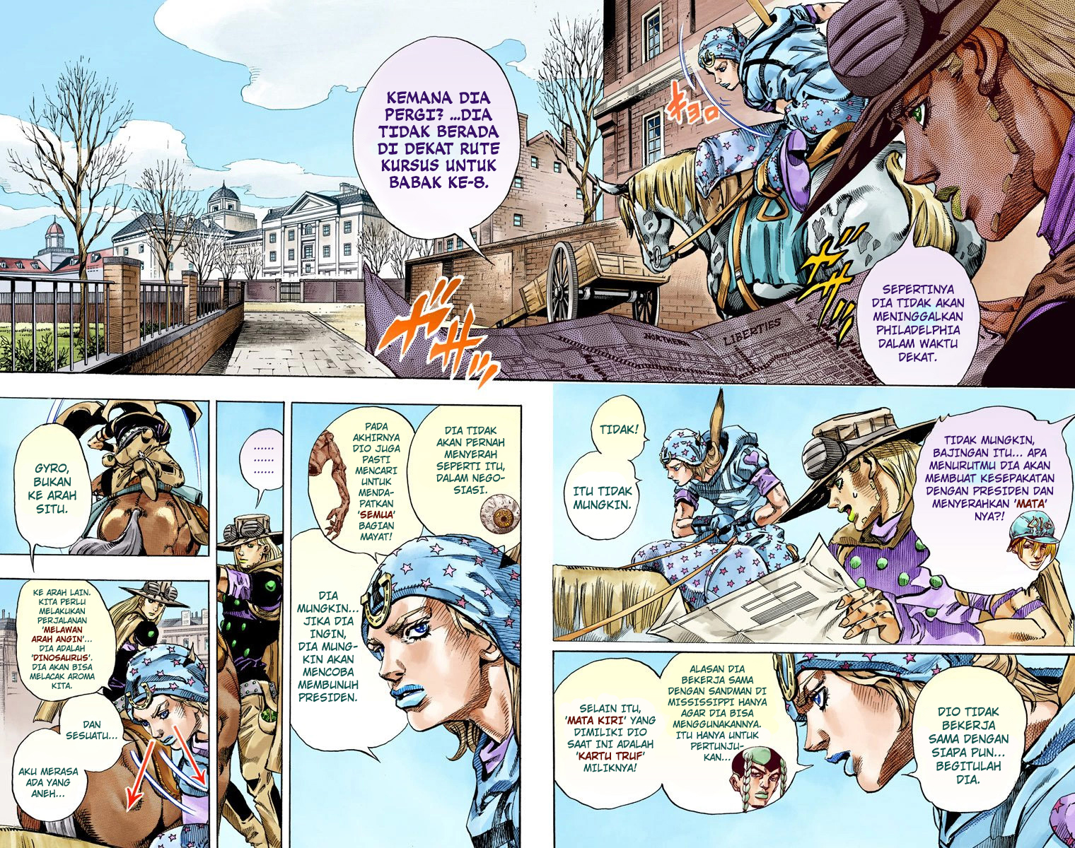 Read JoJo’s Bizarre Adventure Part 7 Steel Ball Run ID Manga Online