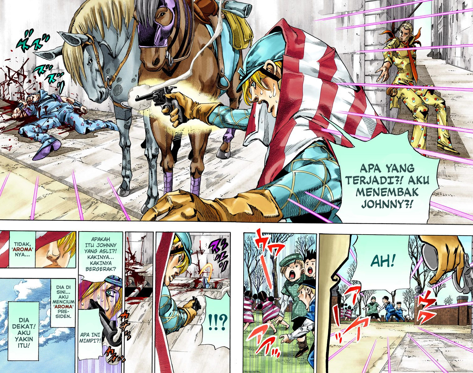 Read JoJo’s Bizarre Adventure Part 7 Steel Ball Run ID Manga Online