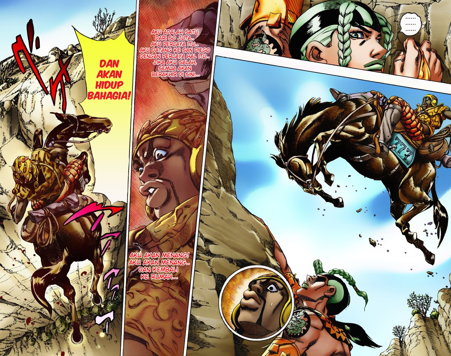 Read JoJo’s Bizarre Adventure Part 7 Steel Ball Run ID Manga Online