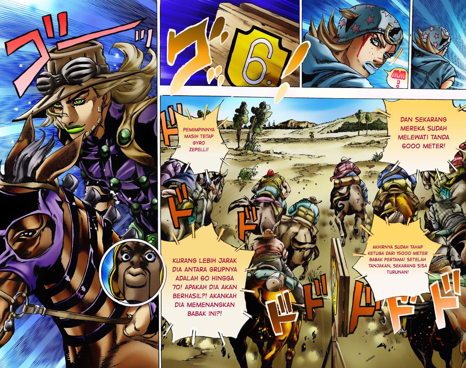 Read JoJo’s Bizarre Adventure Part 7 Steel Ball Run ID Manga Online