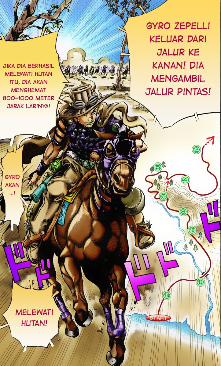 Read JoJo’s Bizarre Adventure Part 7 Steel Ball Run ID Manga Online